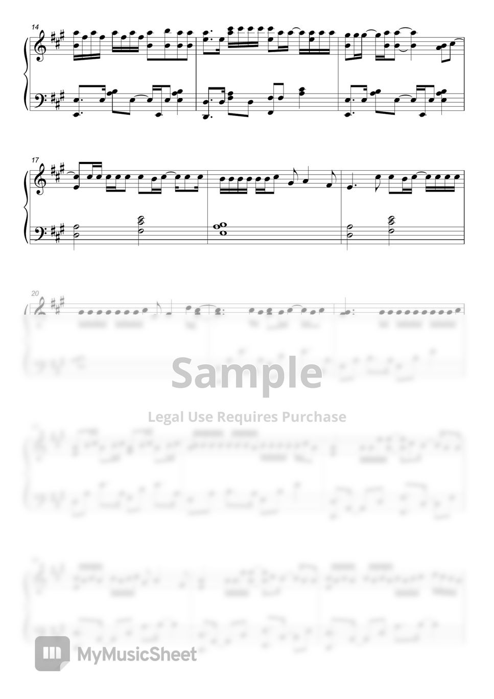 Stray Kids HAN - Alien(외계인) Sheet Music by HANPPYEOMPIANO