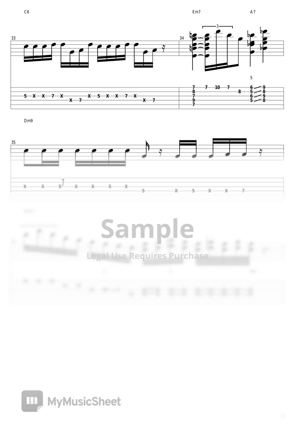 Mariya Takeuchi - Plastic Love by guitar cover with tab