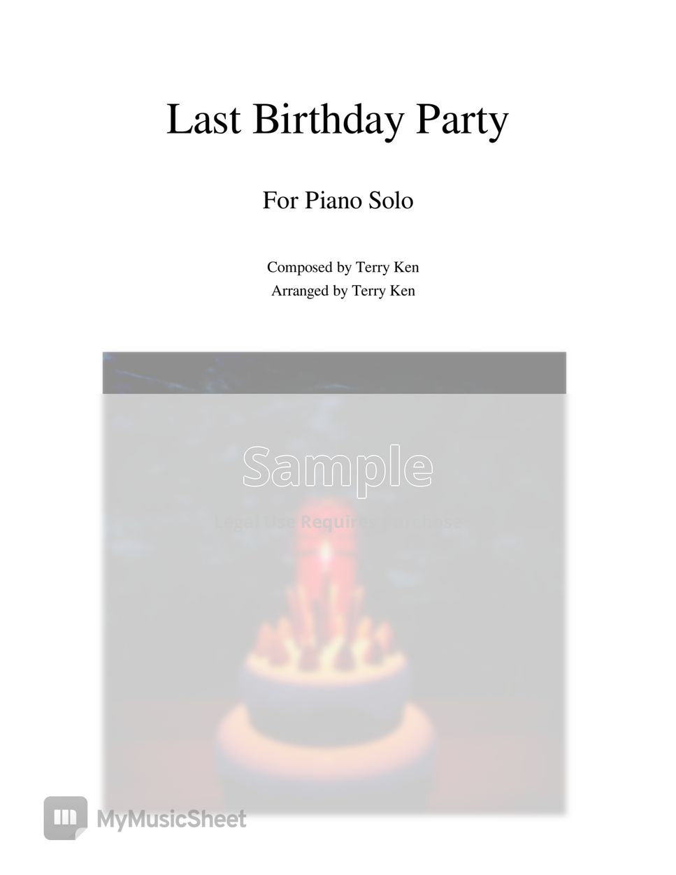 Terry Ken - Last Birthday Party (Piano Solo) by Terry Ken