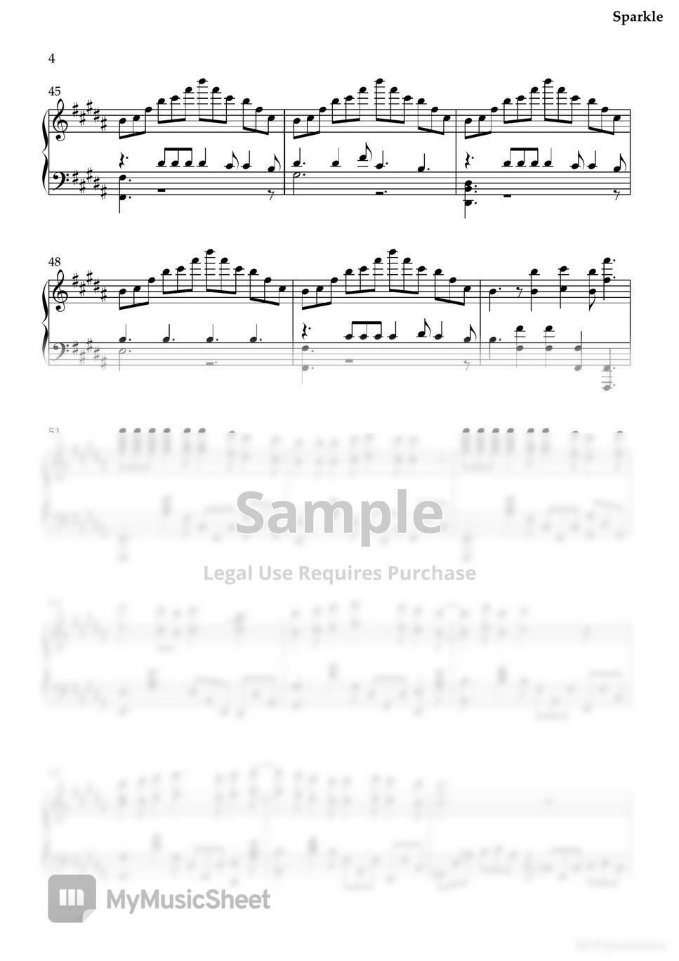 RADWIMPS - Sparkle - Your Name by MrPianoMinion