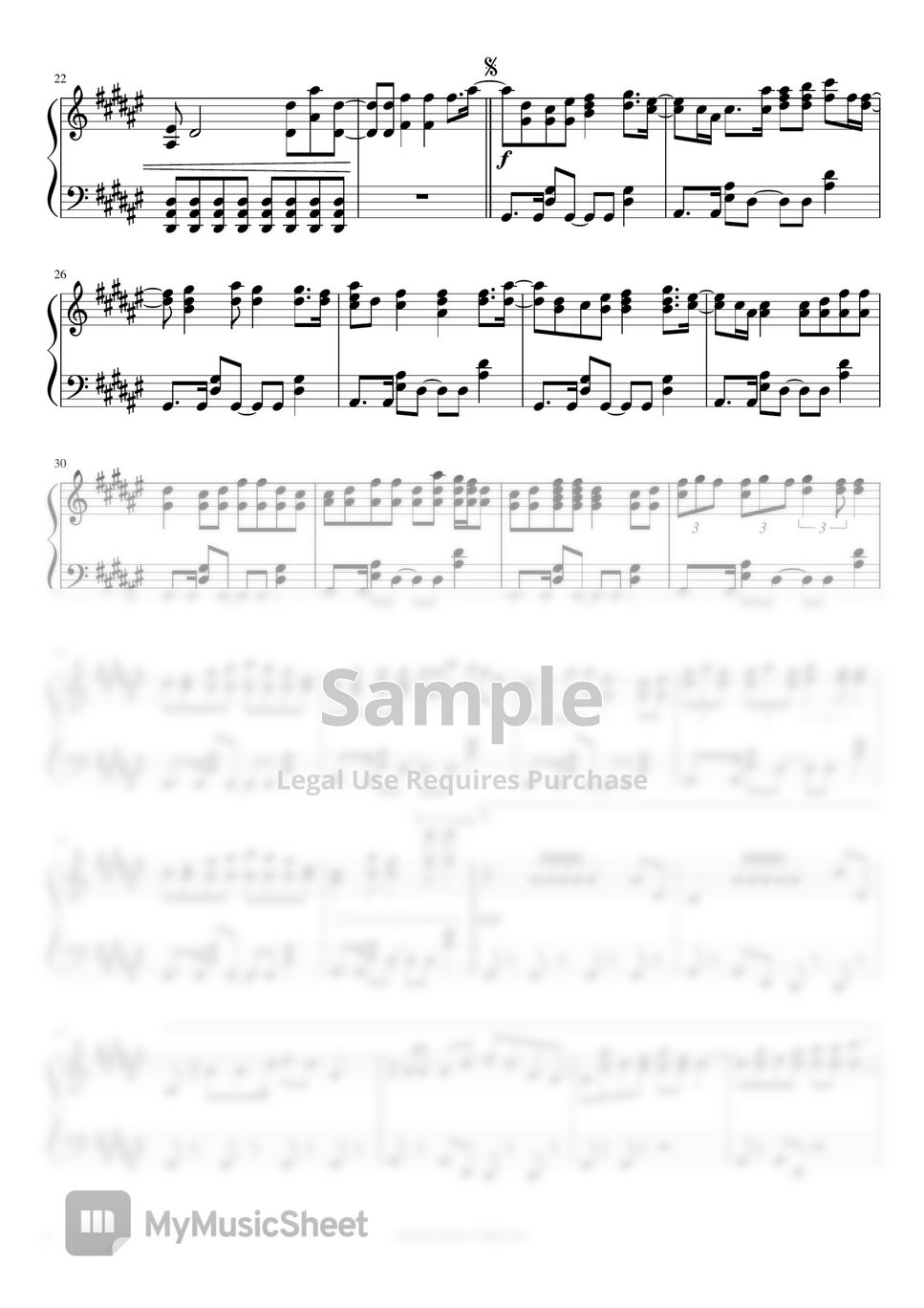 TOMORROW X TOGETHER (투모로우바이투게더) Blue Hour 악보 by TK Music