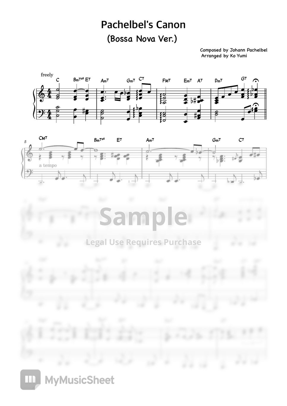 Johann Pachelbel - Canon (Bossa Nova Ver.) by KoYumi Music