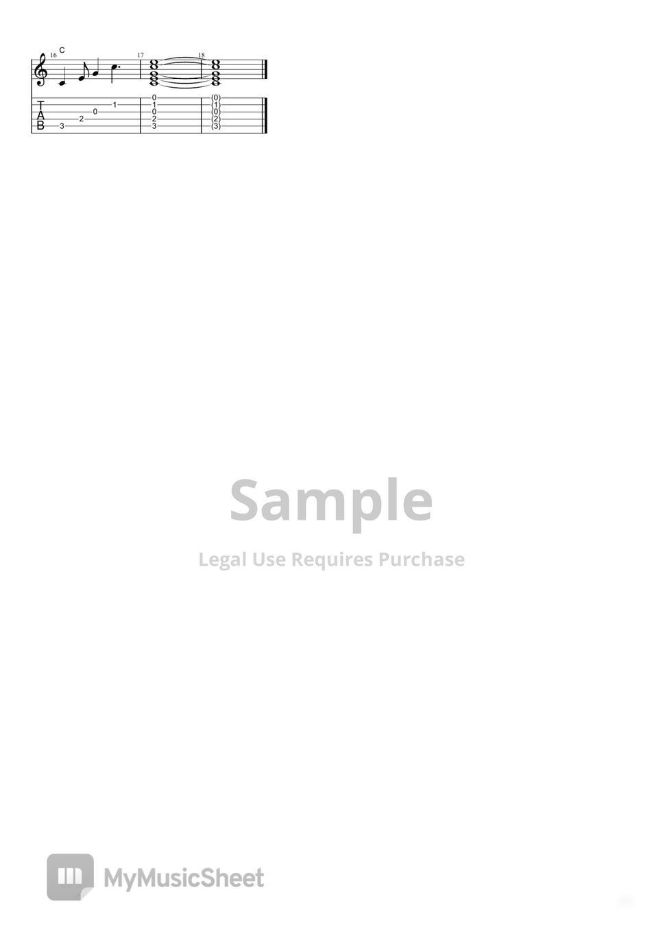 Kimi No Toriko Summer Time Tab + 1staff by Fiqri Gusfa