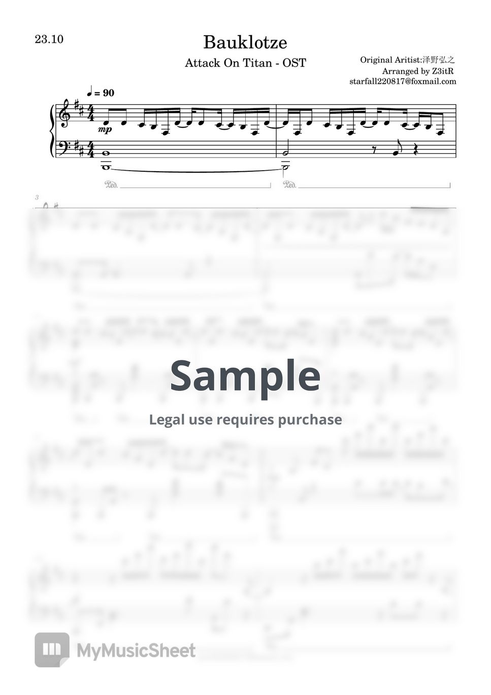 泽野弘之 - Bauklotze by Z3itR