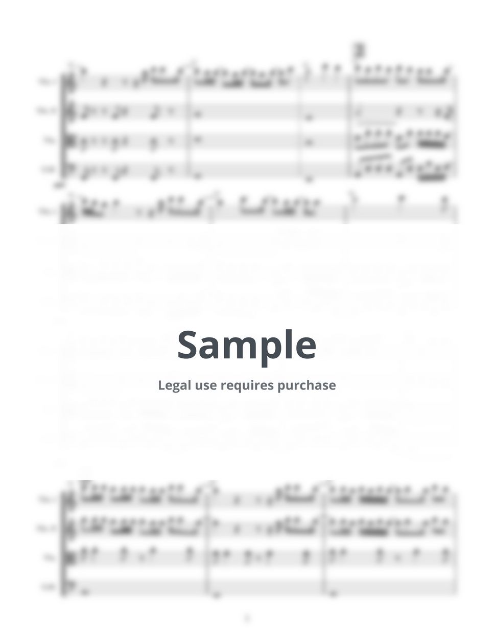 Tones and I - Dance Monkey (for string quartet Score+Parts) by ScoreProduction