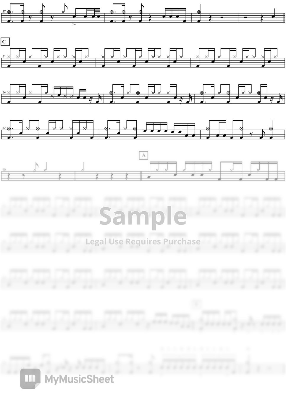 Chick Corea Lenore Sheets by COPYDRUM