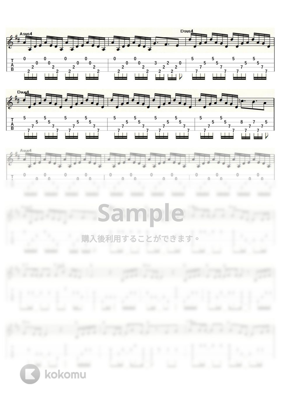 久石譲/菊次郎の夏 - Summer (ｳｸﾚﾚｿﾛ / Low-G / 中級) by ukulelepapa