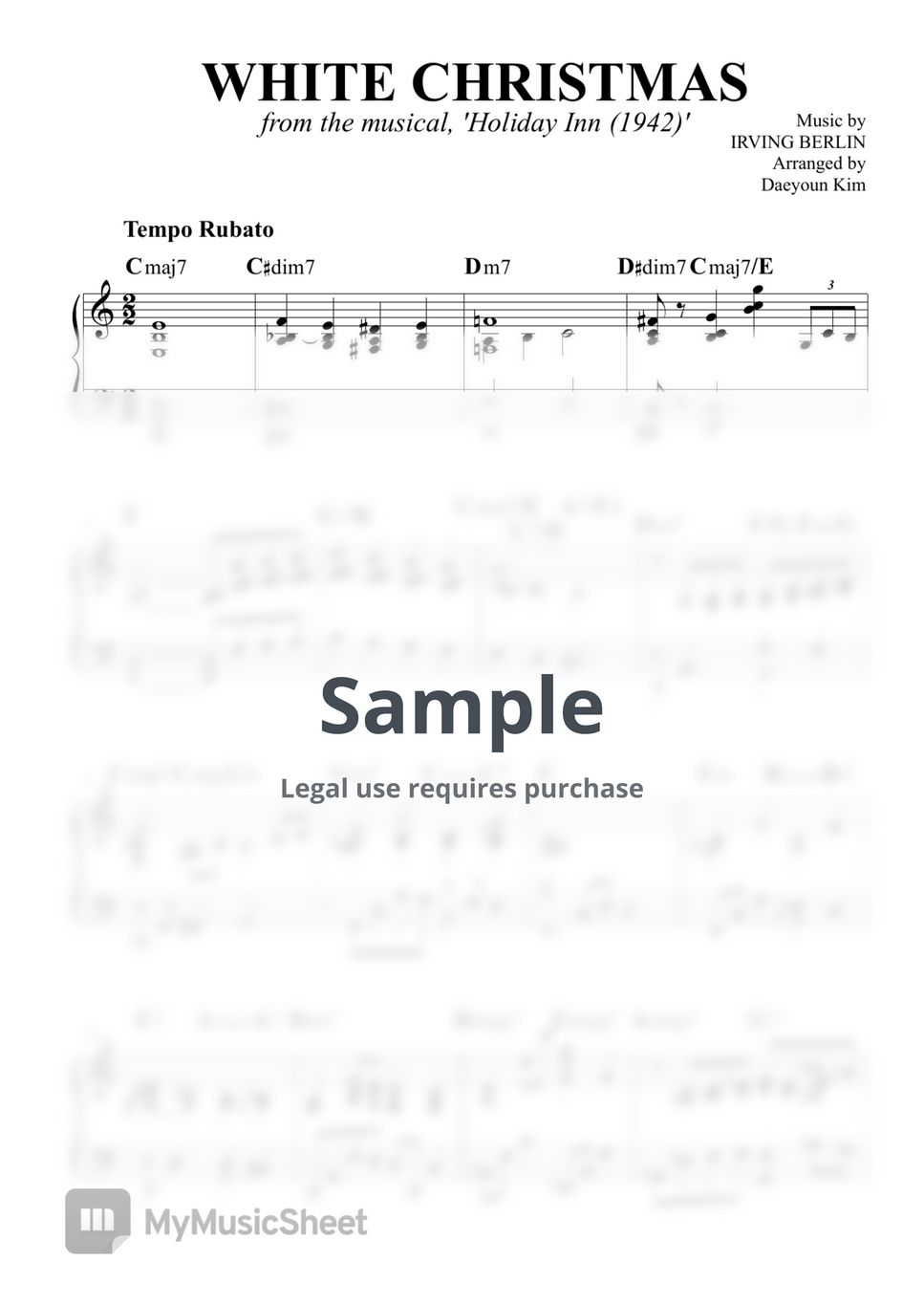 어빙 벌린, 빙 크로스비 - White Christmas by 김대윤