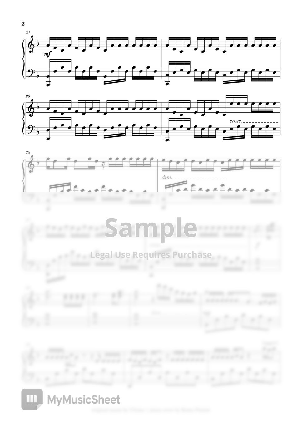 Ultimo - Pianeti Sheets by Roma Pianist