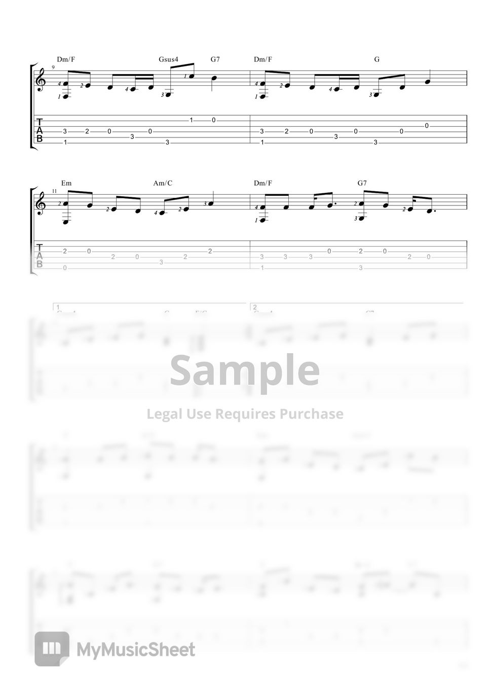 현석주 - 아무 것도 두려워말라 악보 by Daniel K.