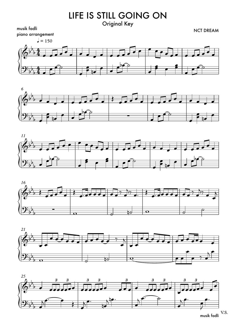 High C On Sheet Music
