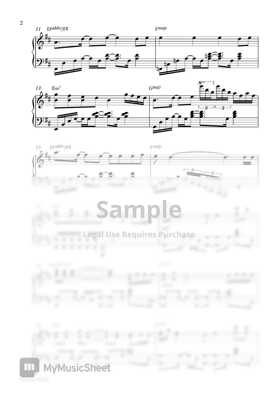 BTS Jimin - Promise (Piano Sheet) by Pianella Piano