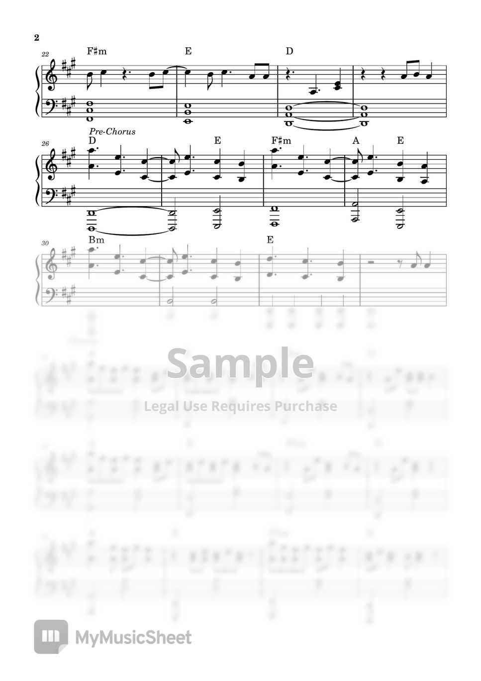 SB19 - MAPA (PIANO SHEET) by John Rod Dondoyano