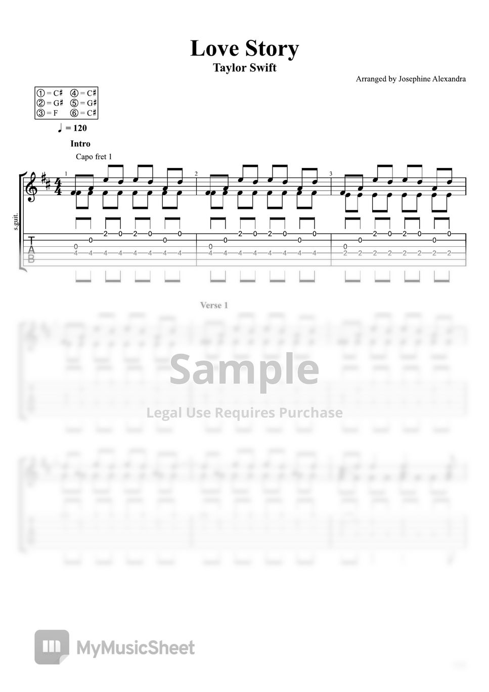 guitar chords for taylor swift love story