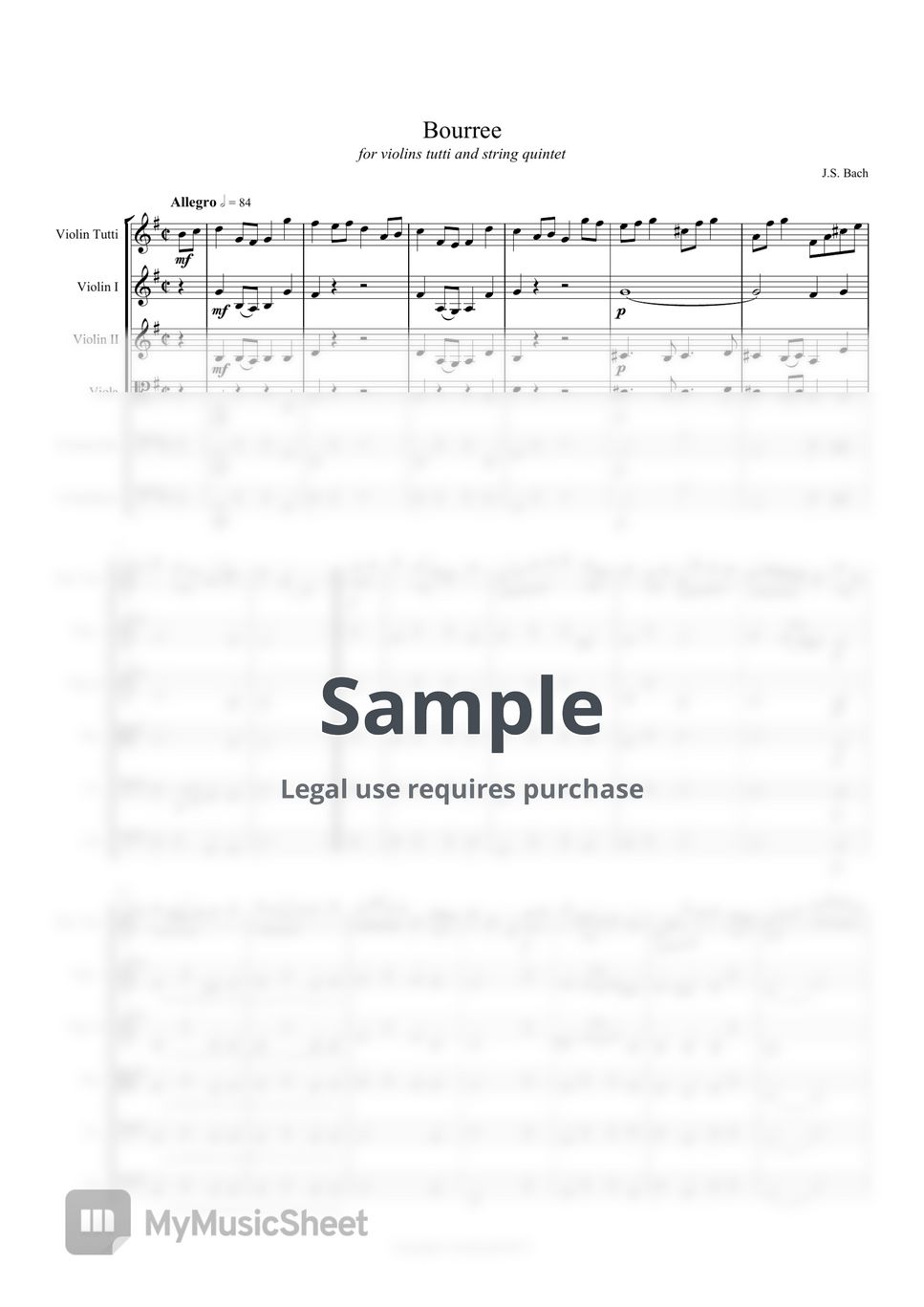 J. S. Bach - Bourree by Lingga Lasarda