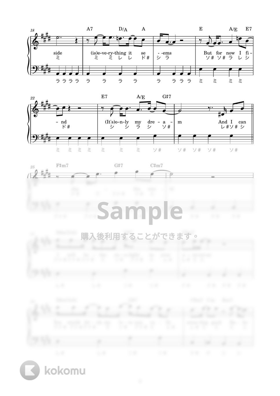 Eric Clapton - Change the World (かんたん / 歌詞付き / ドレミ付き / 初心者) by piano.tokyo