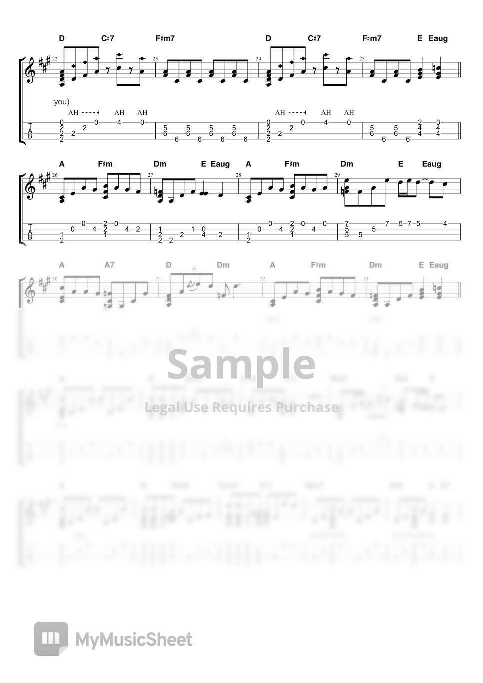 잔나비(Jannabi) - She (Ukulele TAB) Sheets by Real Hulagirl