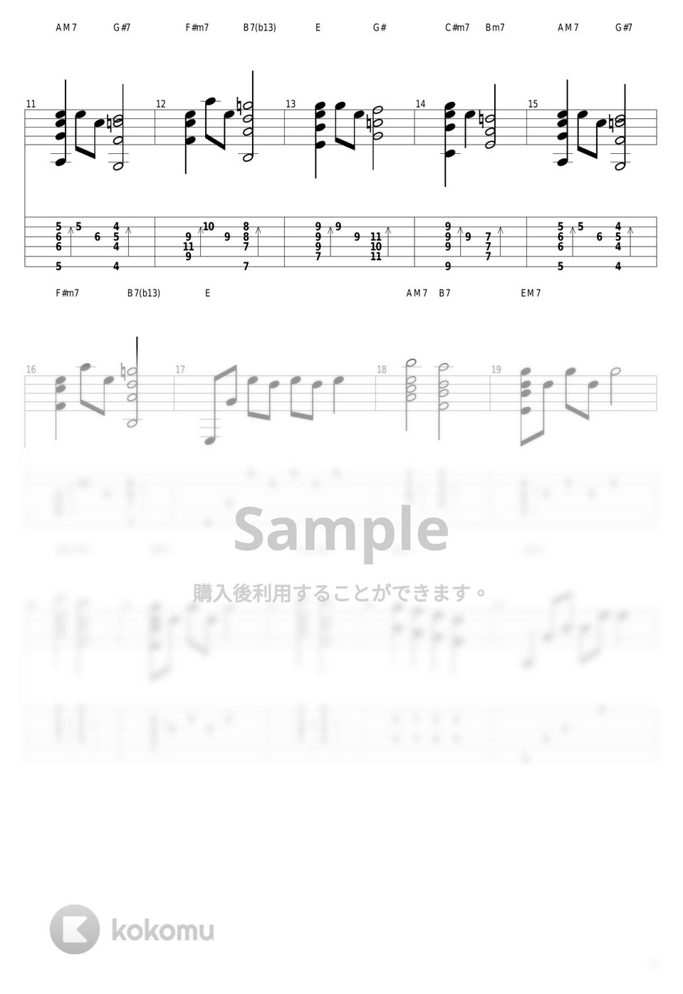 d4vd - Here With Me by guitar cover with tab