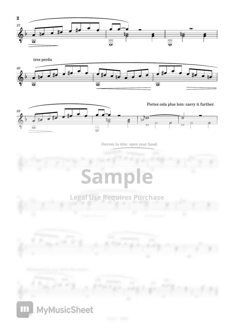 Gymnopédie n° 1 (Satie) - Partition Trompette