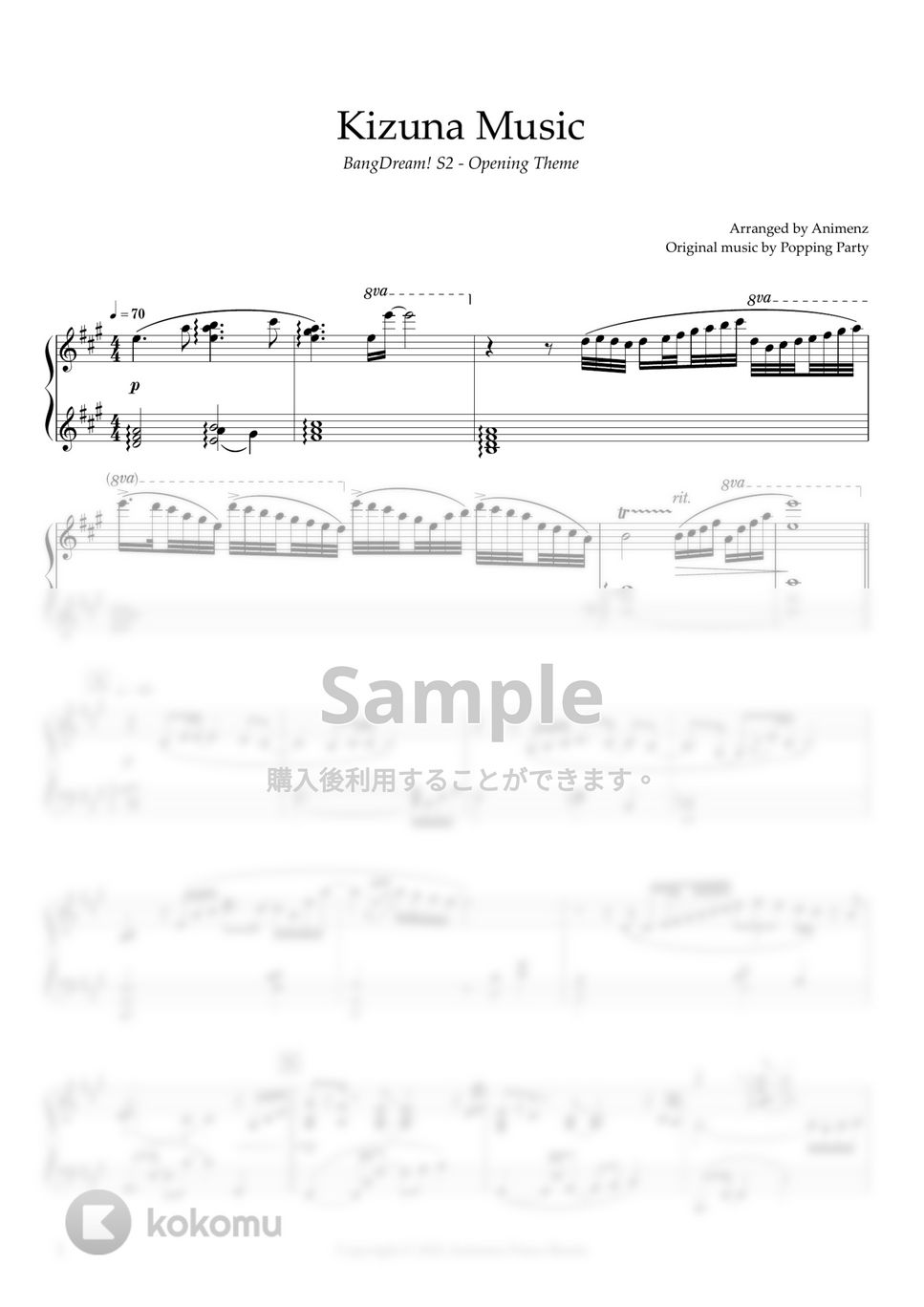 Poppin'Party - キズナミュージック♪ (BanG Dream! 2nd Season) by Animenz