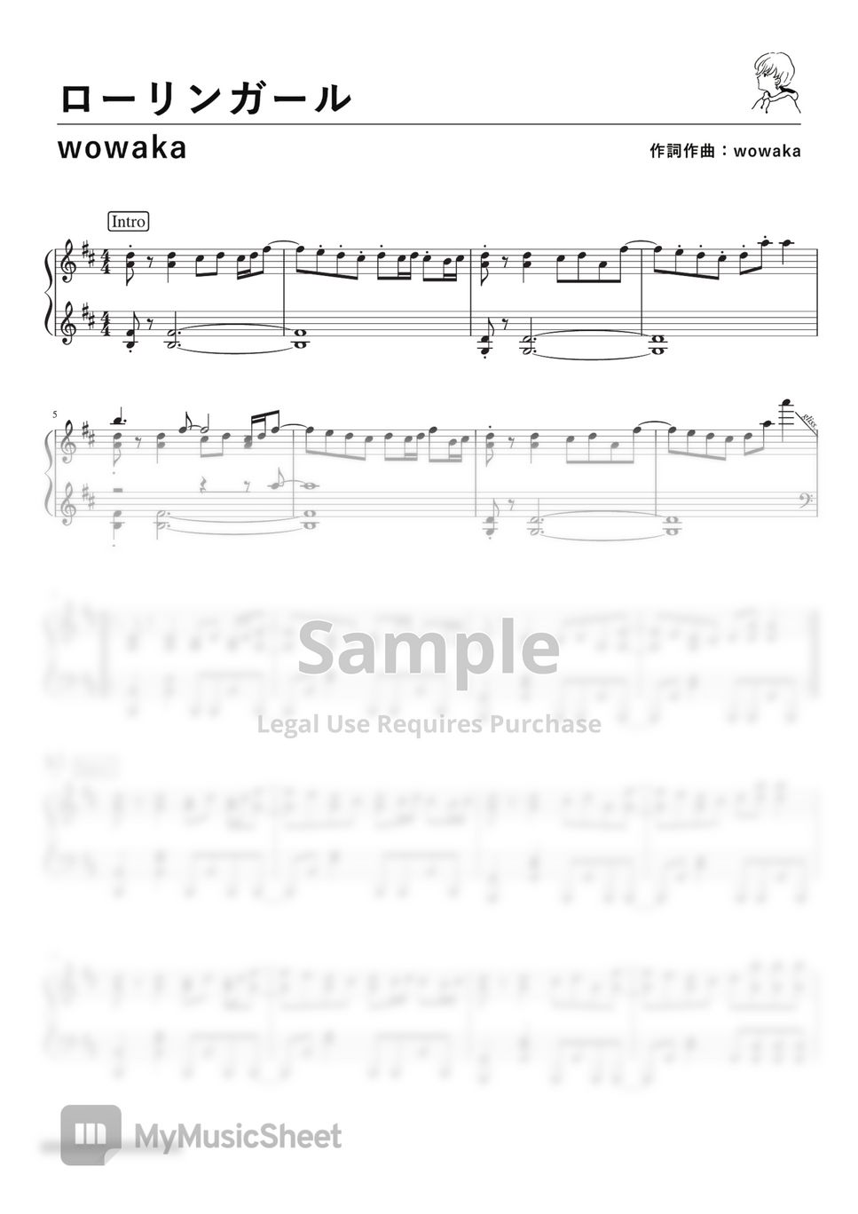 wowaka - Rollin Girl (PianoSolo) by Fukane