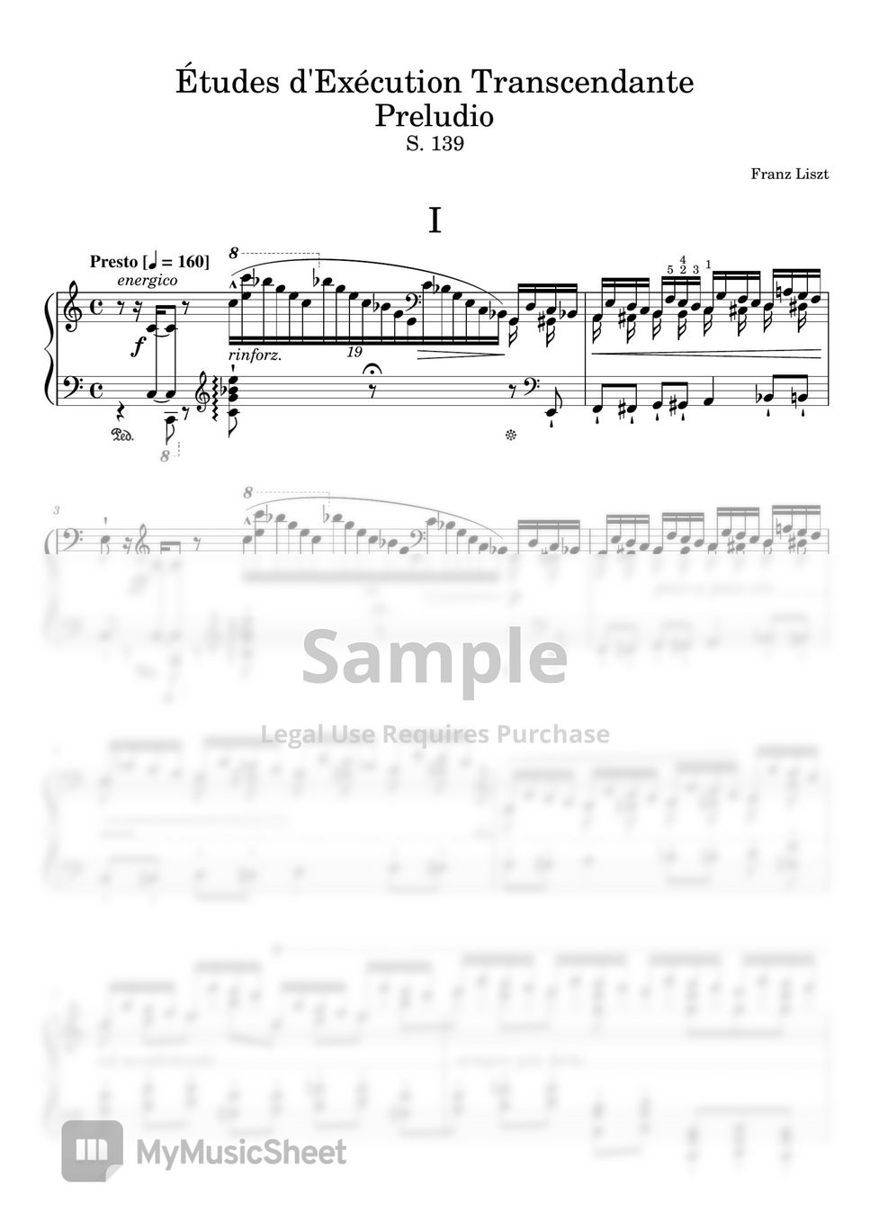 Liszt - Liszt - Transcendental Études No.1 by Fortepian
