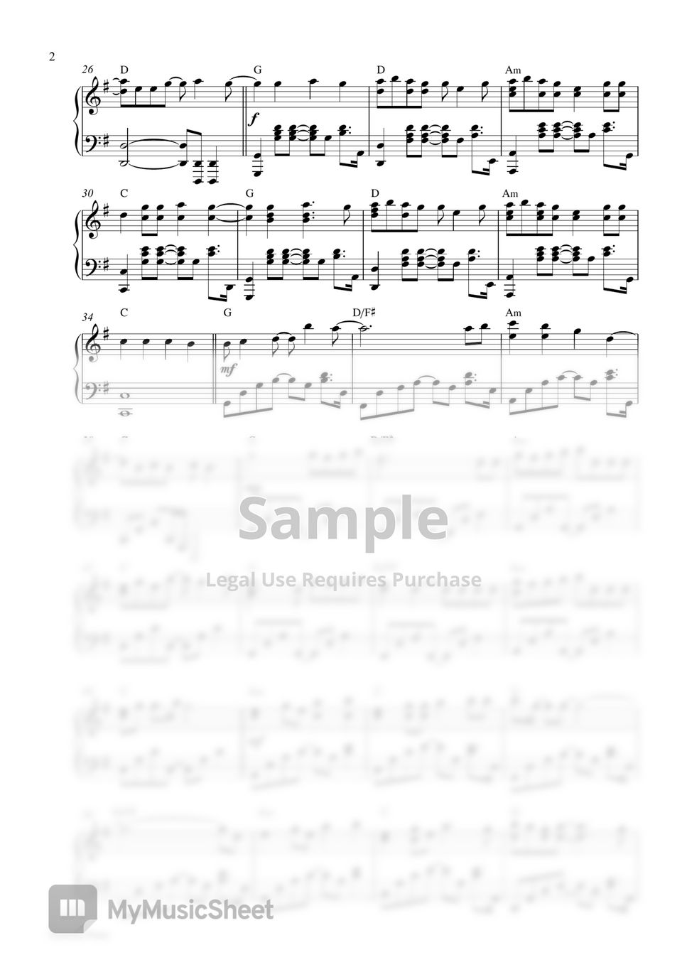 Taylor Swift - Speak Now (Piano Sheet) by Pianella Piano