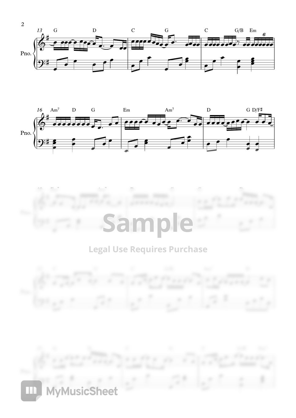 보라미유(BRMY), MJ(써니사이드) - 통화연결음(Ring Back tone) (easy ver.) by PIANOiNU