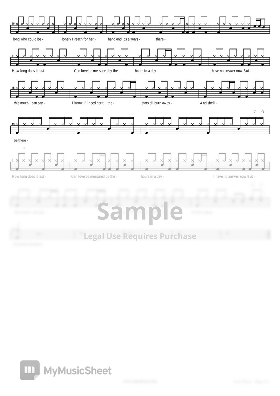 Andy williams love story sheets by copydrum