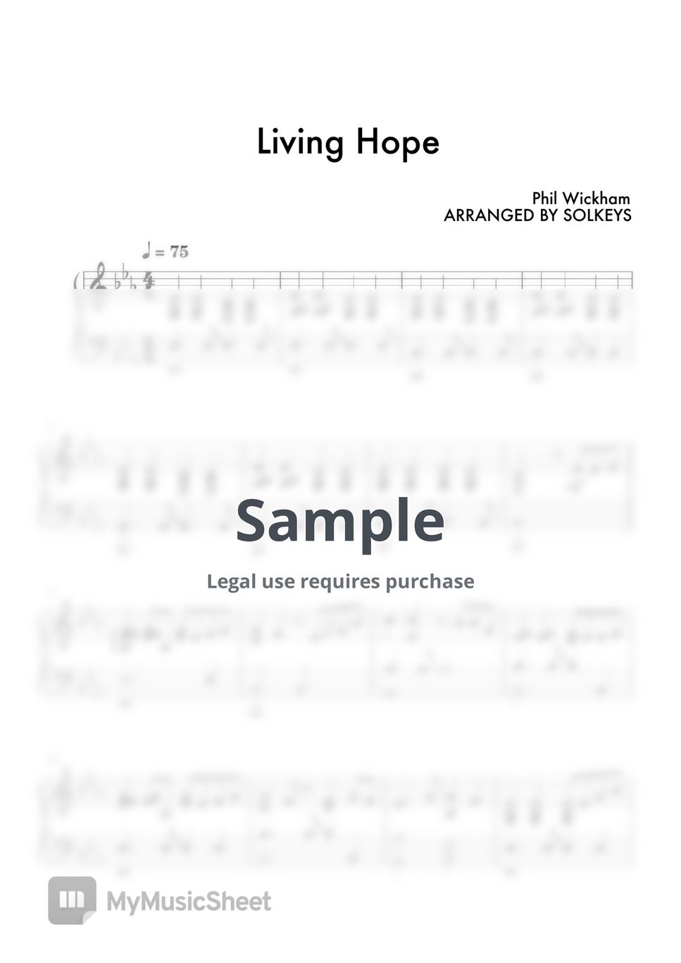 Phil Wickham Living Hope By SolKeys   40e556a5236927fc89c9153caaa2331f