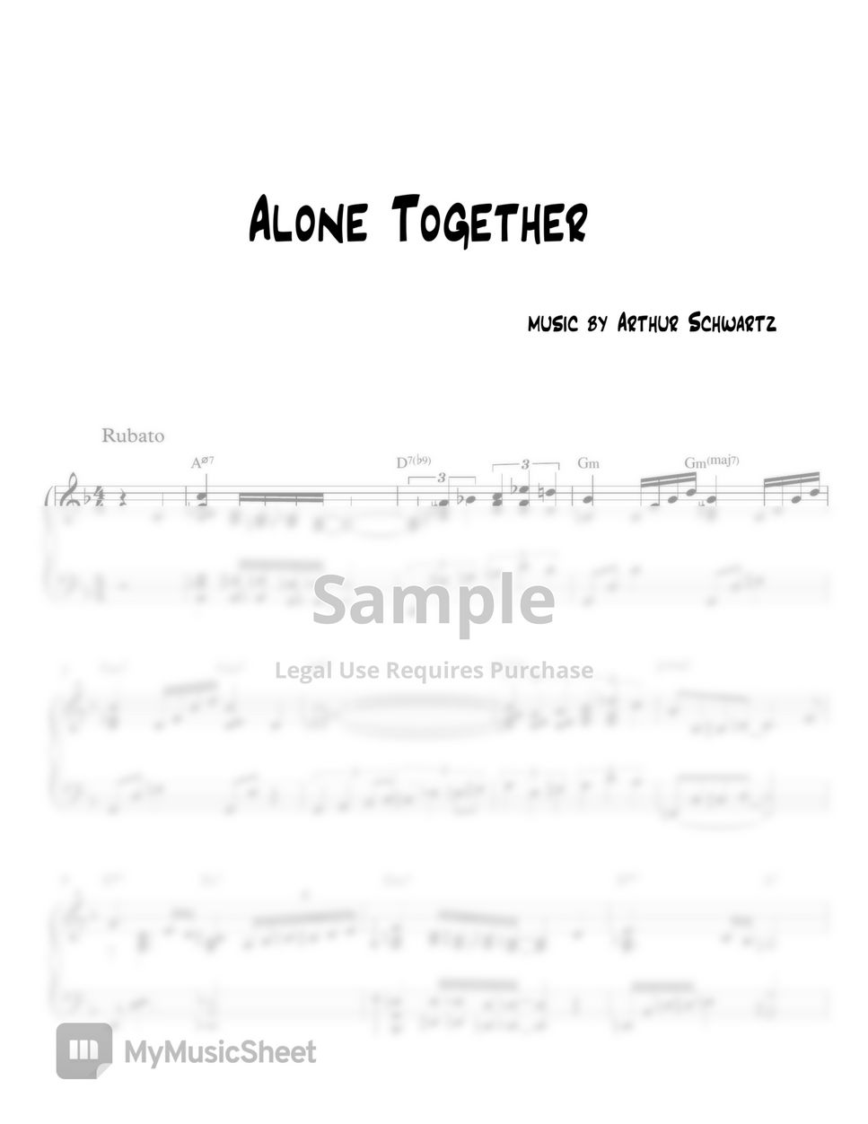Arthur Schwartz - Alone Together by MIWHA