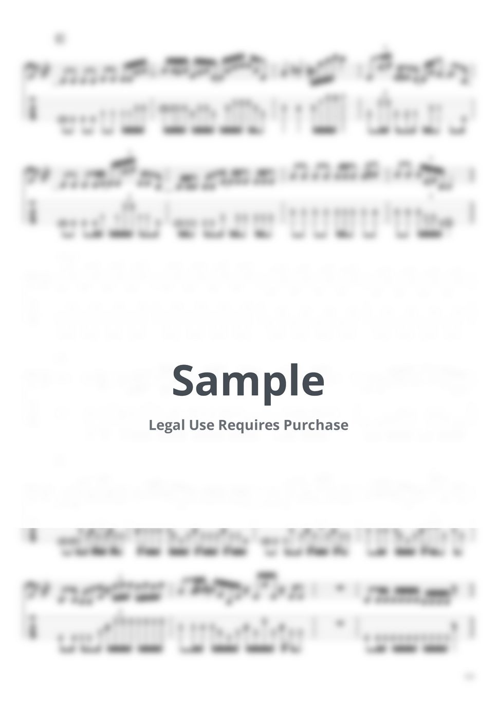 YOASOBI BassTAB 5strings Sheets By Swbass
