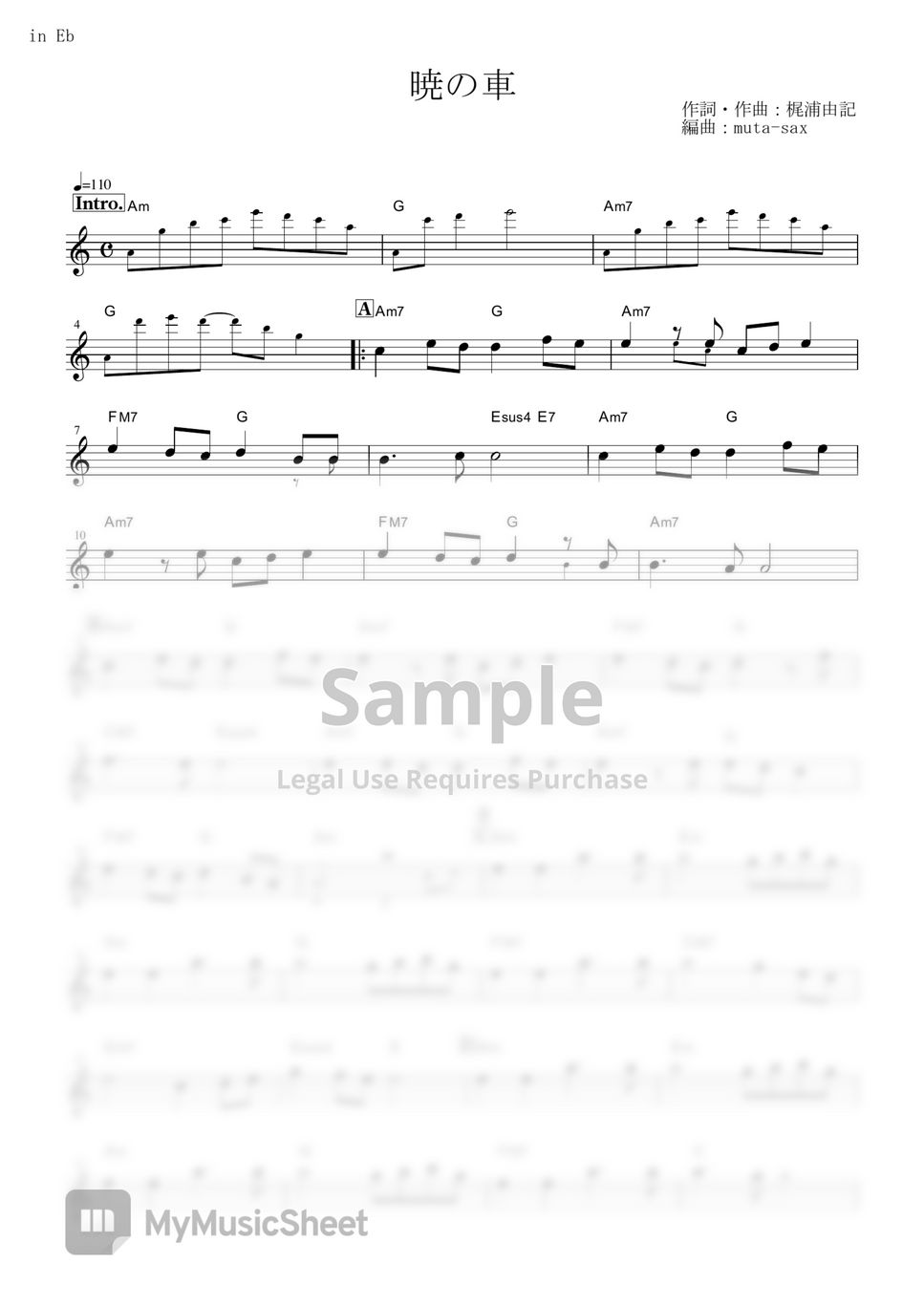 Mobile Suit Gundam SEED - Akatsuki no Kuruma (in Eb) by FictionJunction YUUKA