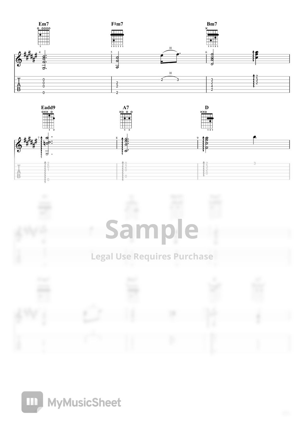 Gospel Music Jesus shed His blood for me (Fingerstyle) Sheets by