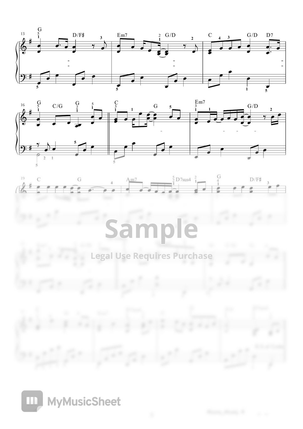 Lim Young Woong - Love Always Run Away (Simplified sheet) by Lava