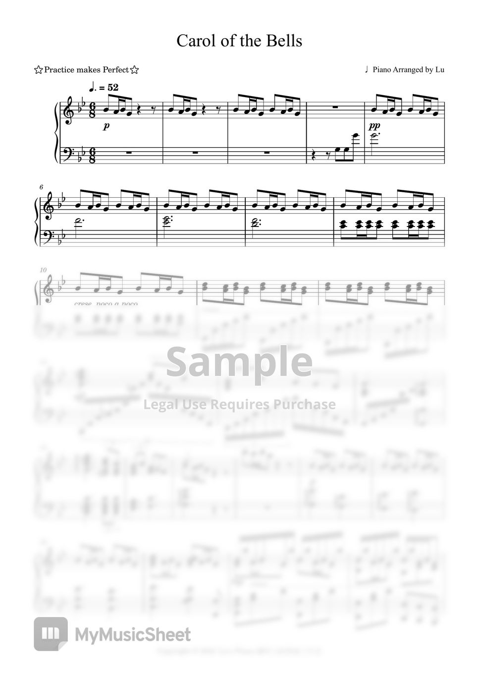 Libera - Carol of the Bells by Lu&#x27;s Piano