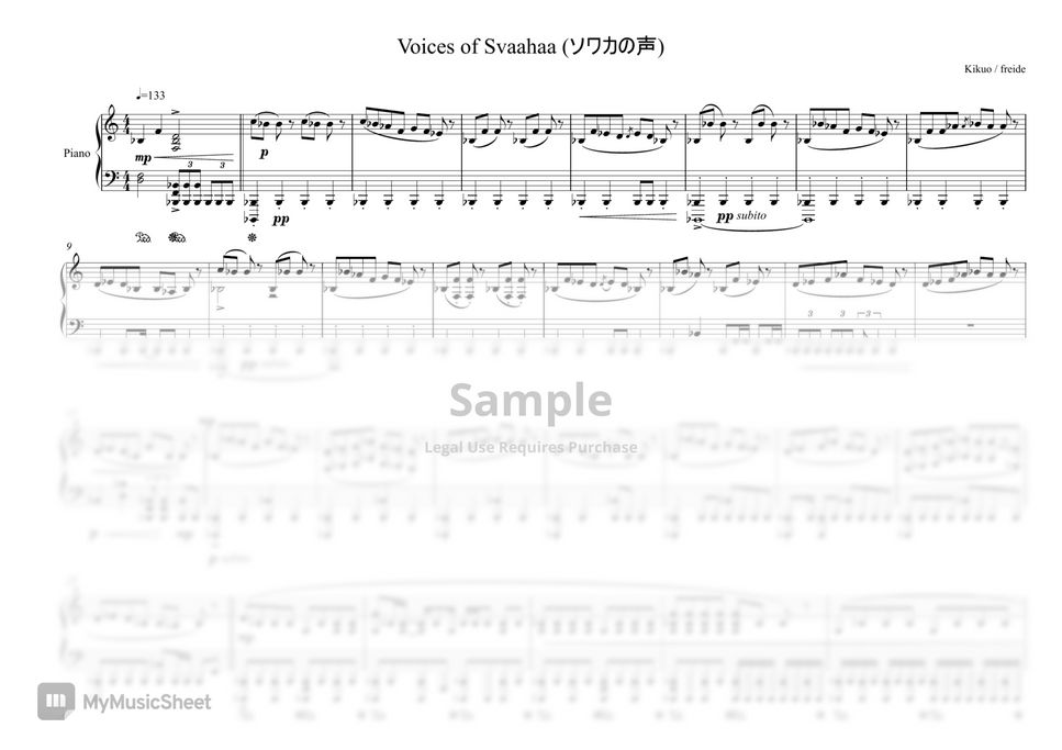 KOKIA　楽譜　写真集 Free KOKIA sheet music | Download PDF or print on Musescore.com