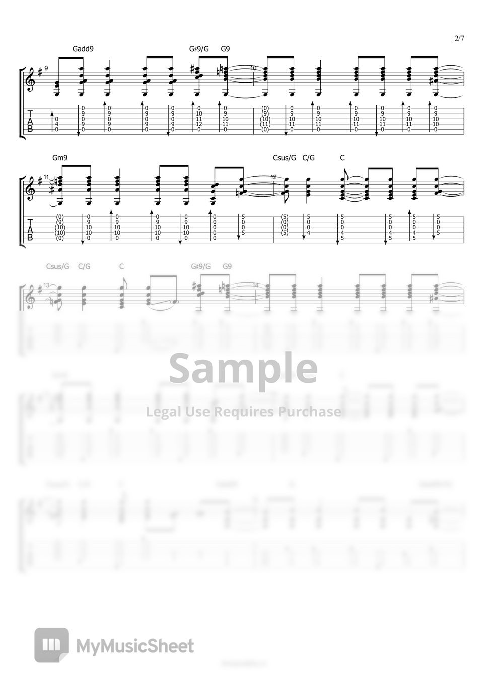 Led Zeppelin The Rain Song Sheets by Shutup & Play Guitar Tutorials