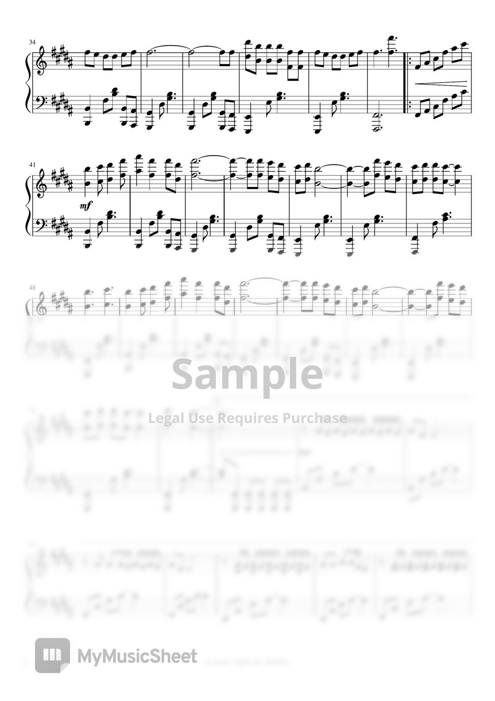 BTS V (뷔) Snow Flower Sheets by TK Music