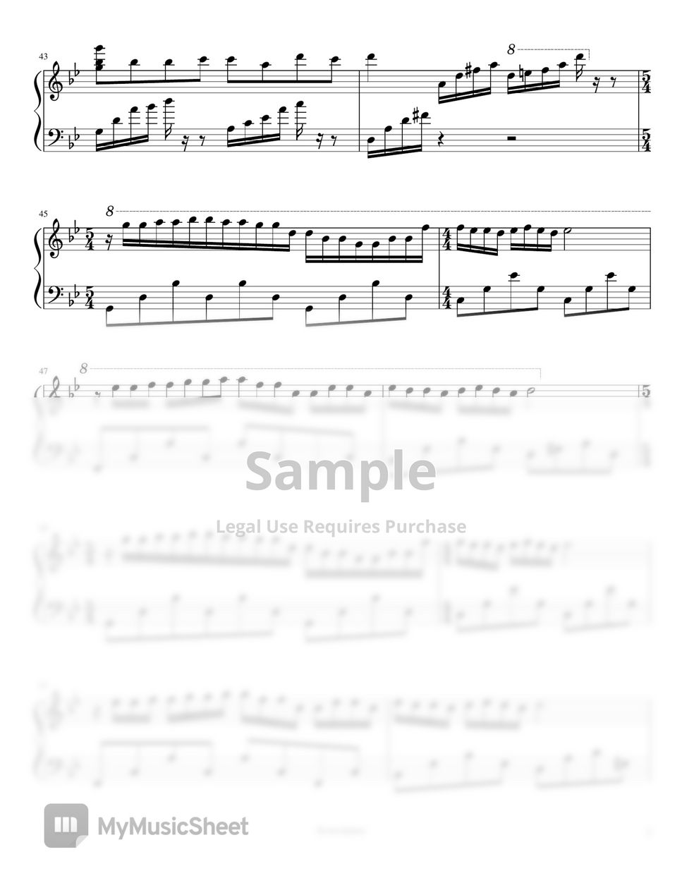 Paul de Senneville - Mariage d'Amour by Scores4piano