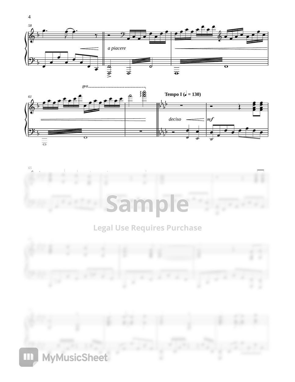 Attack on Titan Season 3 OP - Red Swan by PianoDeuss