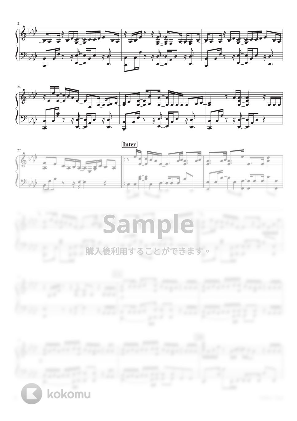 Eve - YOKU (Piano Solo) by 深根 / Fukane