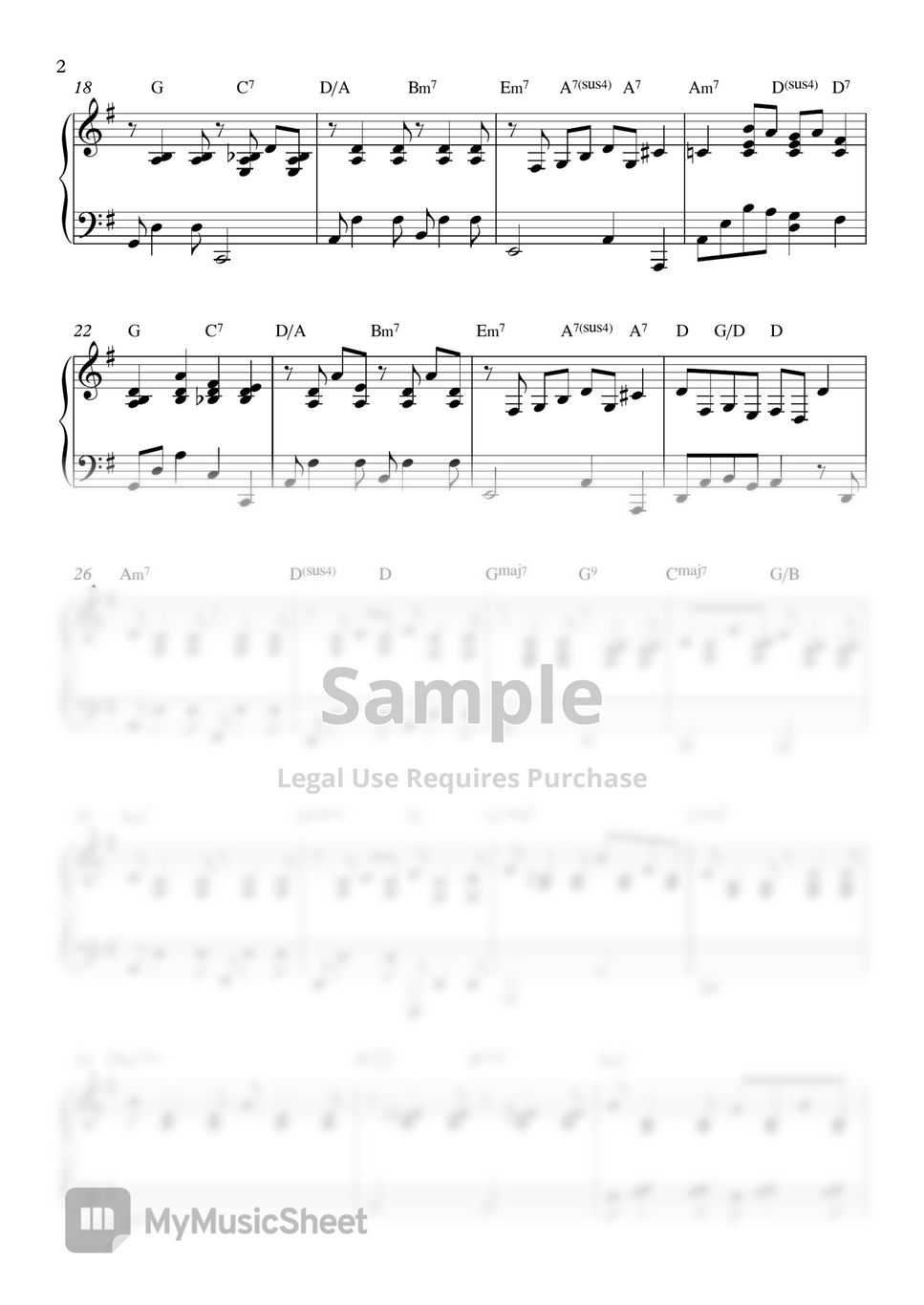 이진아 - 우리 시작 (With 샘김, 권진아, 정승환, Chai) (piano sheet, mp3) by rlathdud