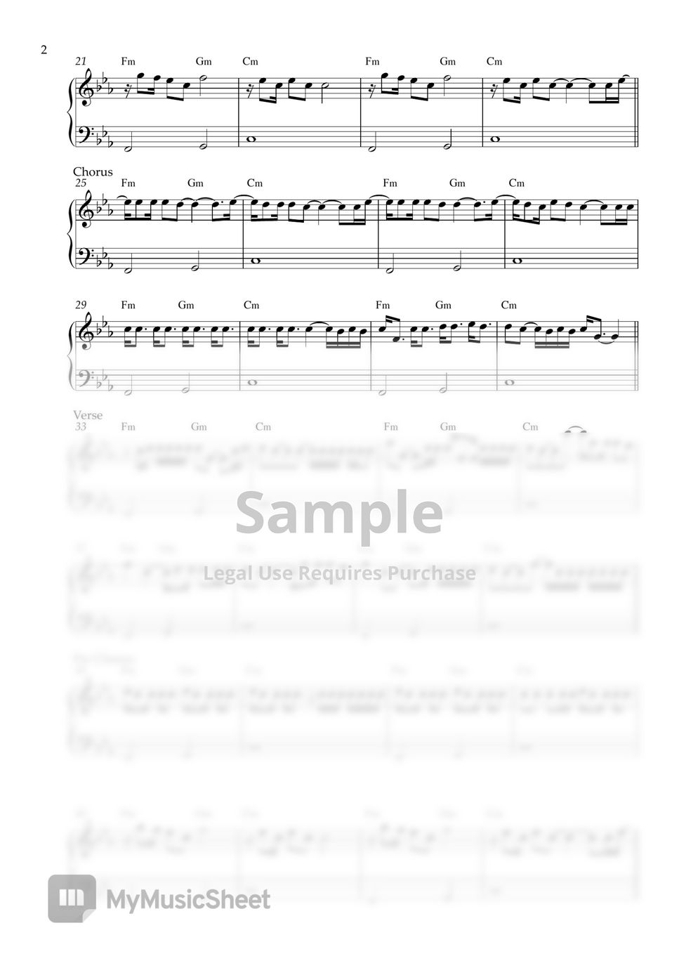 TXT - Tinnitus (EASY PIANO SHEET) Sheets by Pianella Piano