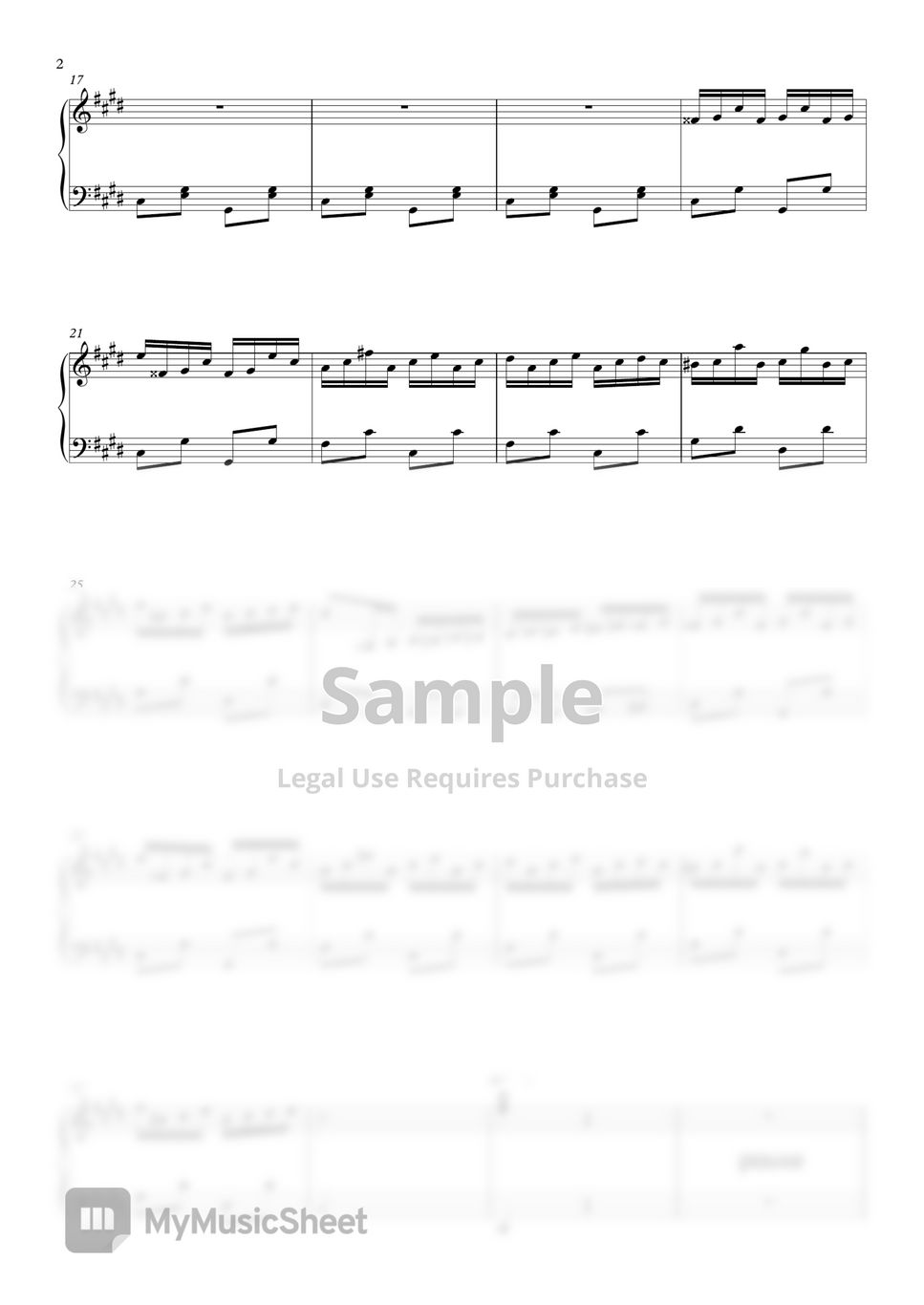 Secret OST - Dou Qin (Chopin Waltz) (Piano Battle) (Easy Full ver.) by Cheong Lin
