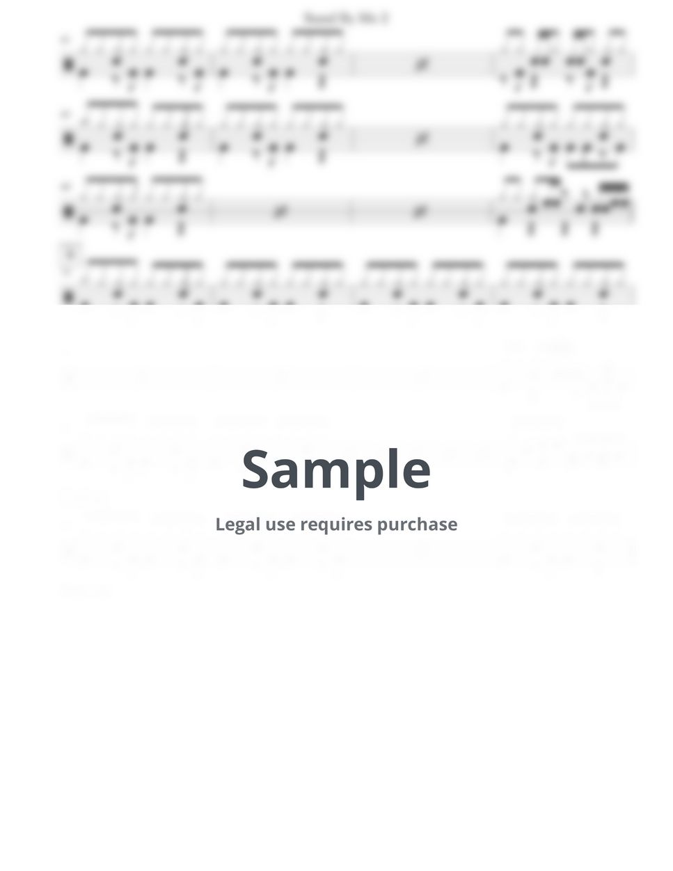 John Lennon Stand By Me Sheets by Arkadia Drums