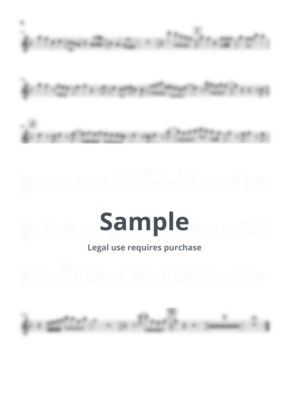 米津玄師 - BOW AND ARROWテナーサックス かんたんキー(原曲+1) (TVアニメ『メダリスト』オープニングテーマ) by Ayu Saxophone &amp; Sheet Music