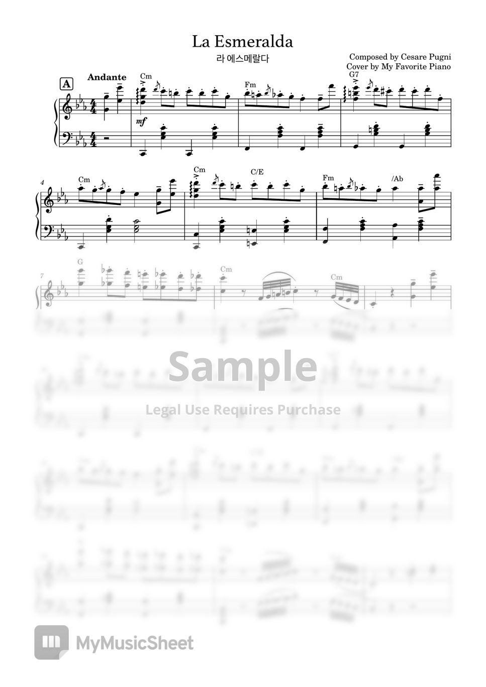 Cesare Pugni - La Esmeralda by My Favorite Piano