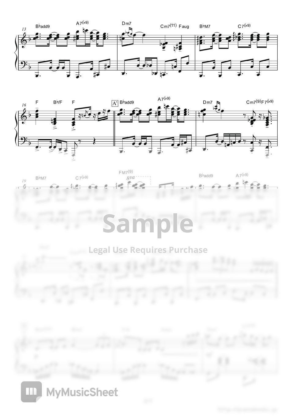 T-SQUARE - Takarajima by PianoBooks