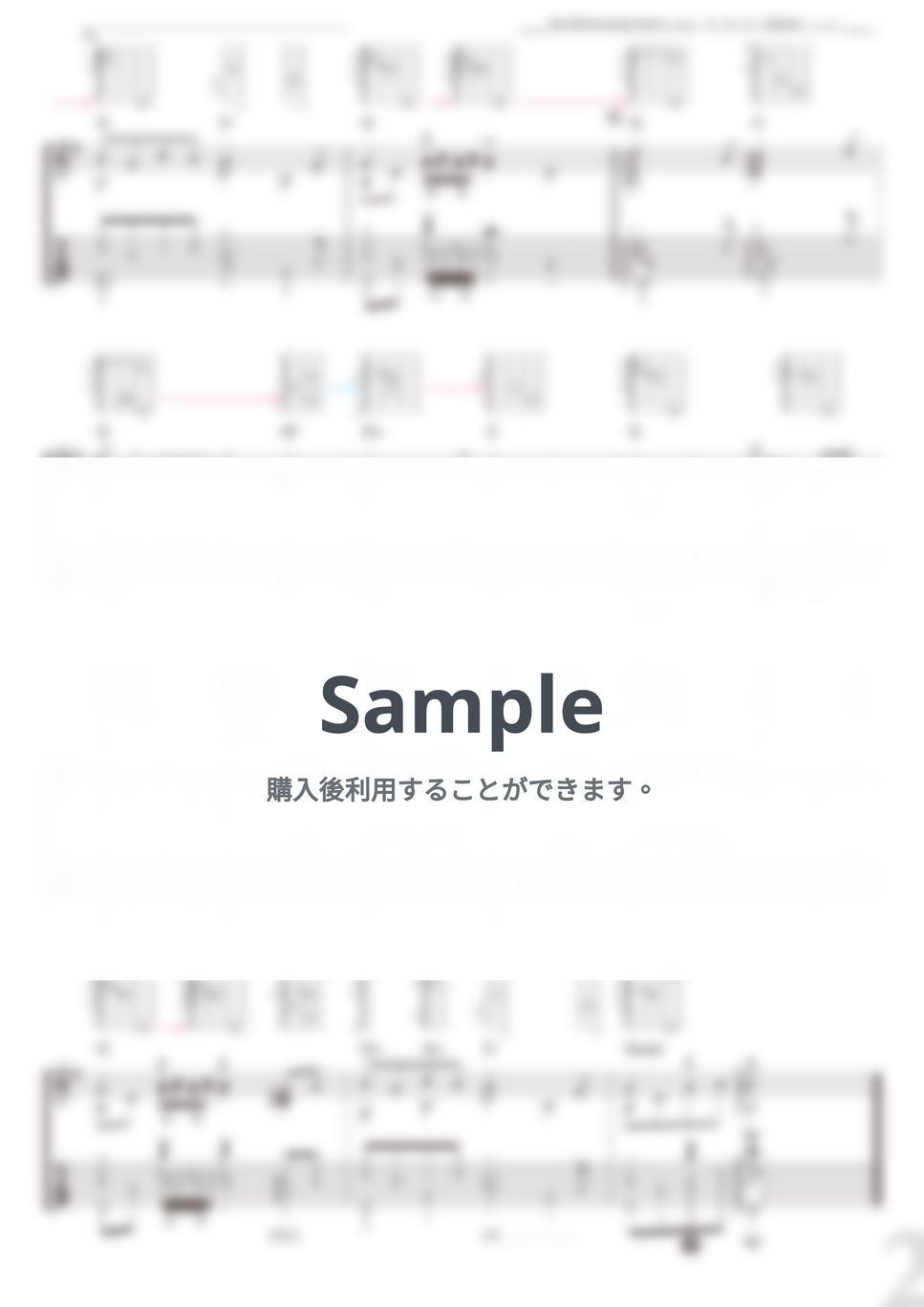 フォスター - ケンタッキーの我が家 (ソロギター) タブ+五線譜